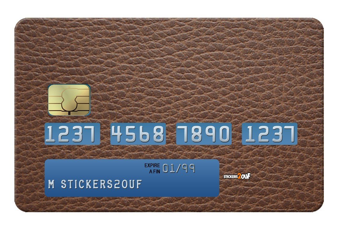 Brown Leather Credit-card
