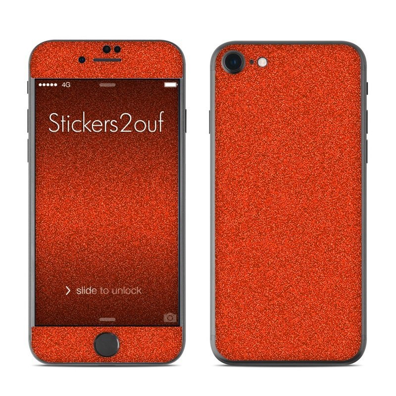 Glitter Orange iPhone 7