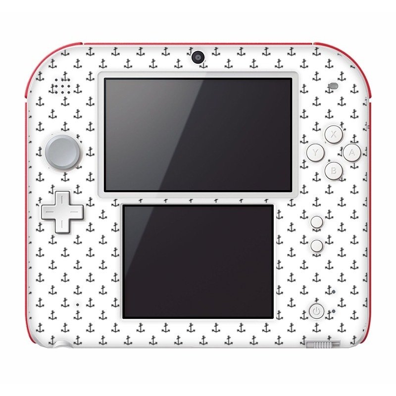 White anchor Nintendo 2DS