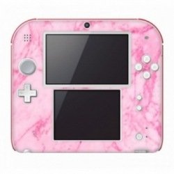 Pink marble Nintendo 2DS