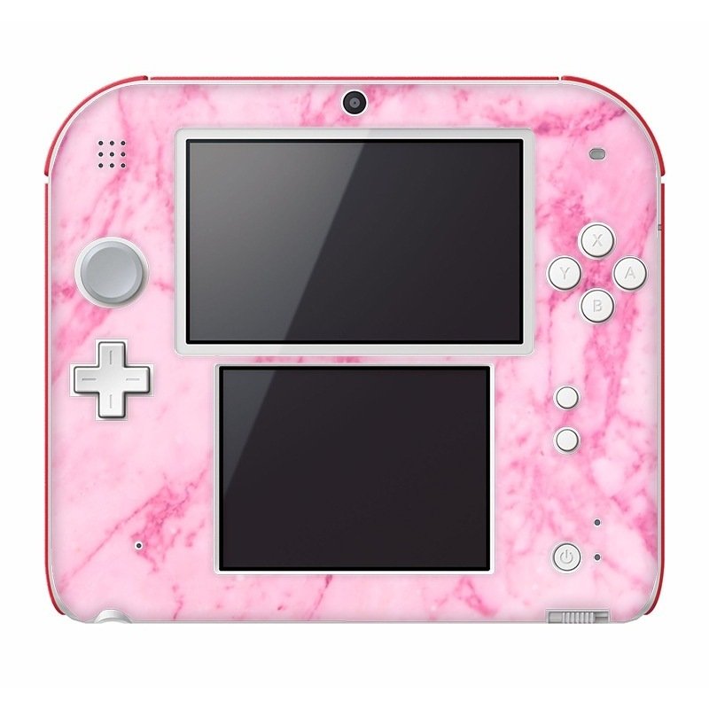 Pink marble Nintendo 2DS