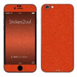 Glitter Orange iPhone 6 et 6S