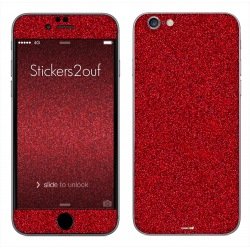 Glitter Rouge iPhone 6 et 6S
