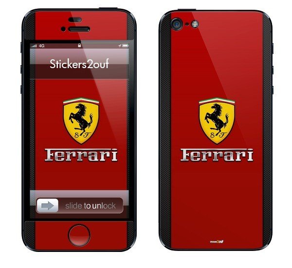 Ferrari carbone iPhone 5/5S/SE