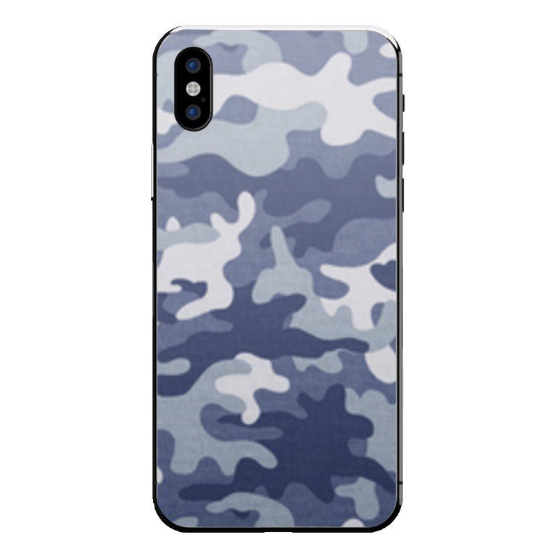 Camo bleu iPhone X