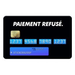 Paiement refusé CB