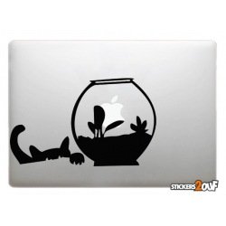 Cat and Fish Macbook