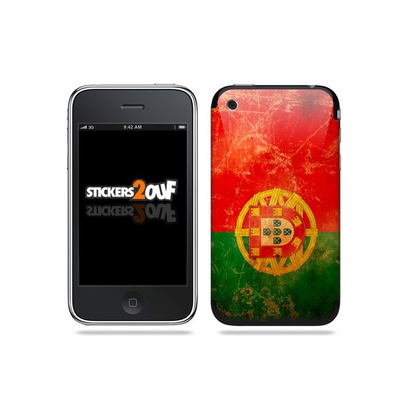 Drapeau Portugal Skin iPhone 3G et 3GS